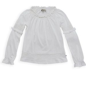 Lucky Brand Girls Smocked Neck Top